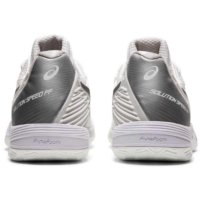Zapatillas Asics Solution Speed FF 2 Blanco Negro Mujer - Barata Oferta Outlet