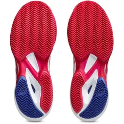 Asics Solution Speed FF 3 Clay White Bright Pink Women''''s Sneakers