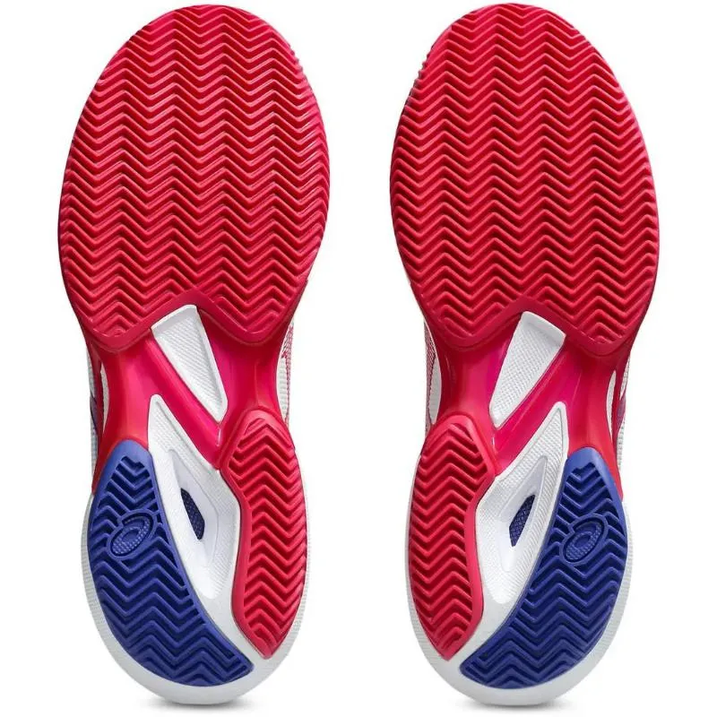 Asics Solution Speed FF 3 Clay White Bright Pink Women''''s Sneakers