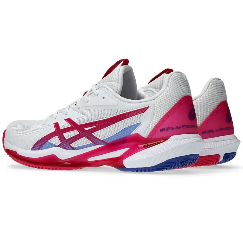 Asics Solution Speed FF 3 Clay White Bright Pink Women''''s Sneakers
