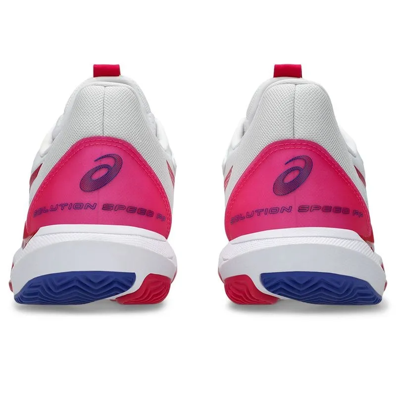 Asics Solution Speed FF 3 Clay White Bright Pink Women''''s Sneakers