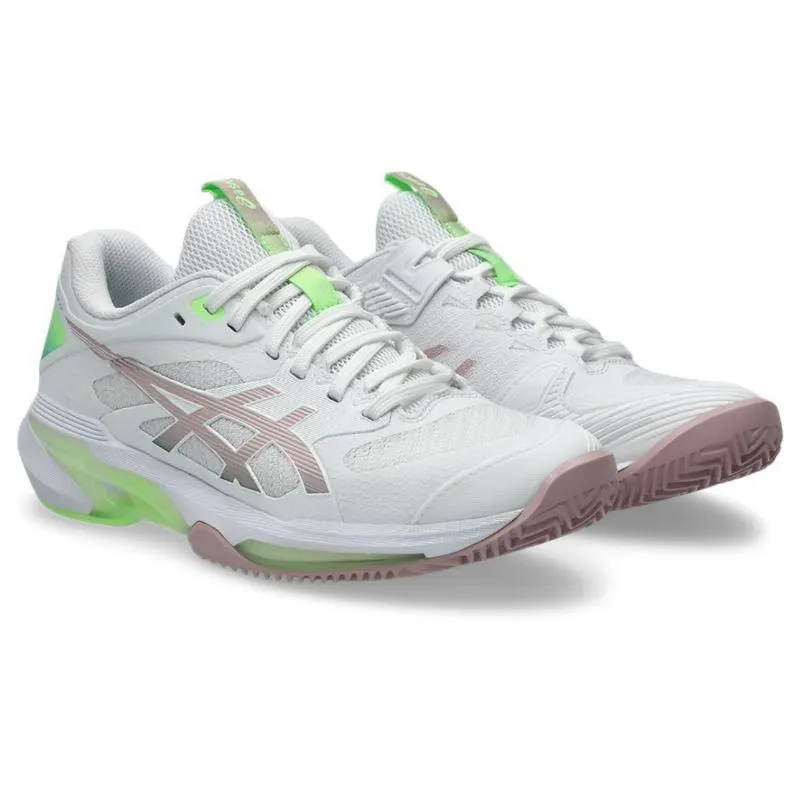 Asics Solution Speed FF 4 Clay White Morganite Pink Women''''s Sneakers
