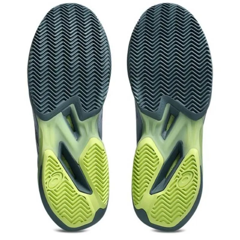 Zapatillas de Padel Asics Solution Speed FF 4 Clay Gris Verde