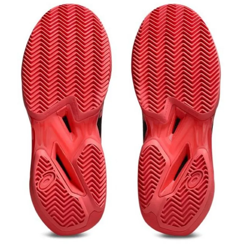 Asics Solution Speed FF 4 Clay Black Red Women''''s Sneakers