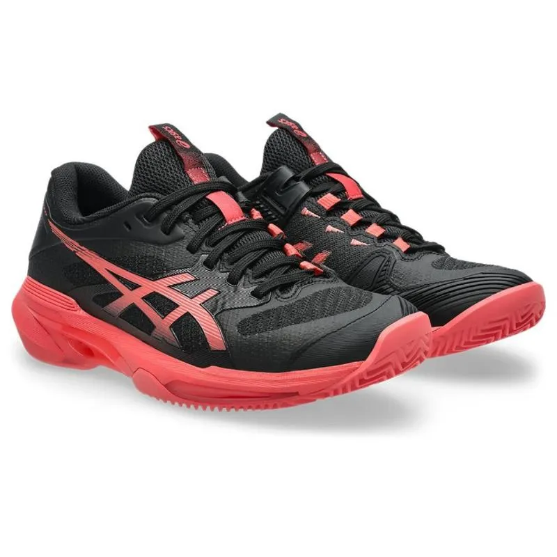 Asics Solution Speed FF 4 Clay Black Red Women''''s Sneakers