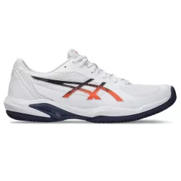 Asics Solution Swift FF 2 Sandplatz WeiÃ Blau Orange Sneaker