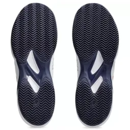 Asics Solution Swift FF 2 Sandplatz WeiÃ Blau Orange Sneaker