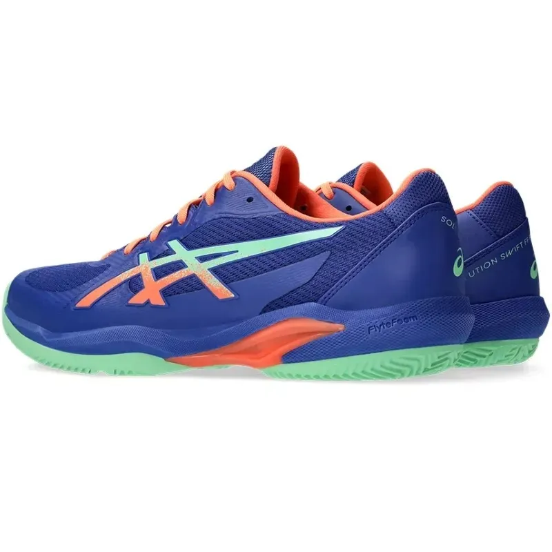 Asics Solution Swift FF 2 Padel Cobalt Blue Green Sneakers