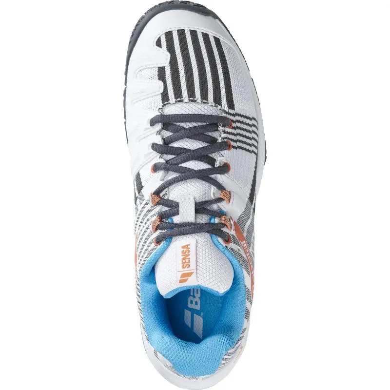 Babolat Sensa White Turquoise Women's Sneakers