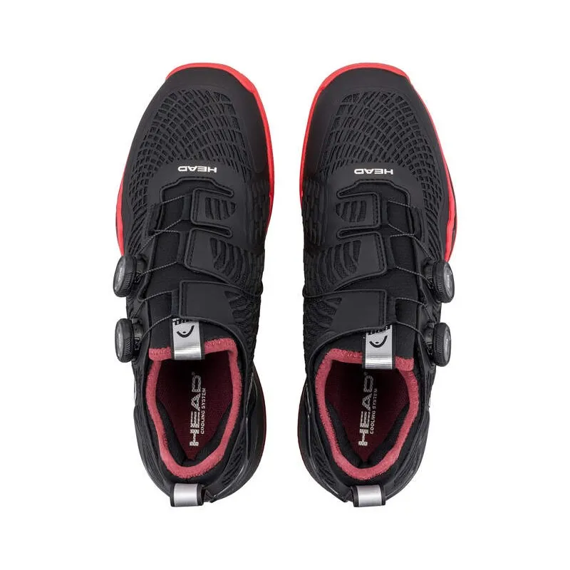 Head Endure Pro BOA Clay Black Red Sneakers