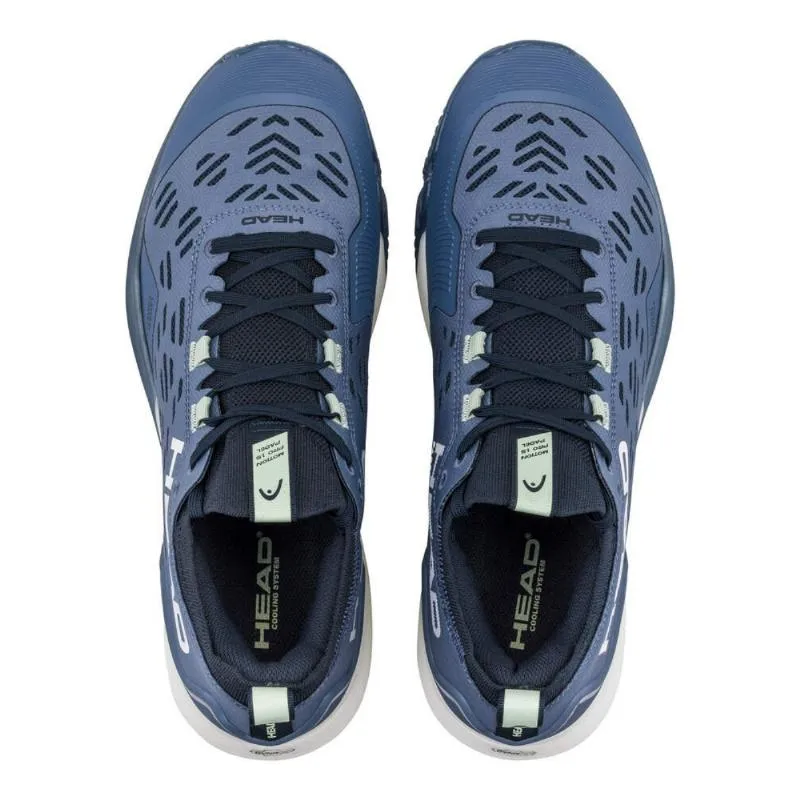 Head Motion Pro 1.5 Padel Dark Blue Green Sneakers