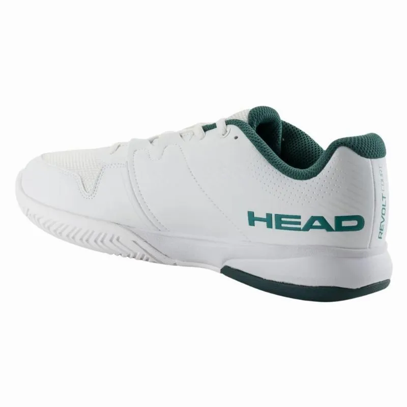 Head Revolt Court White Pine Green Sneakers