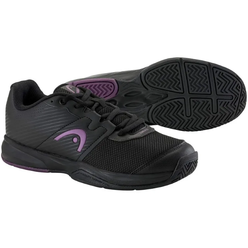 Head Revolt Court Black Purple Women's Sneakers