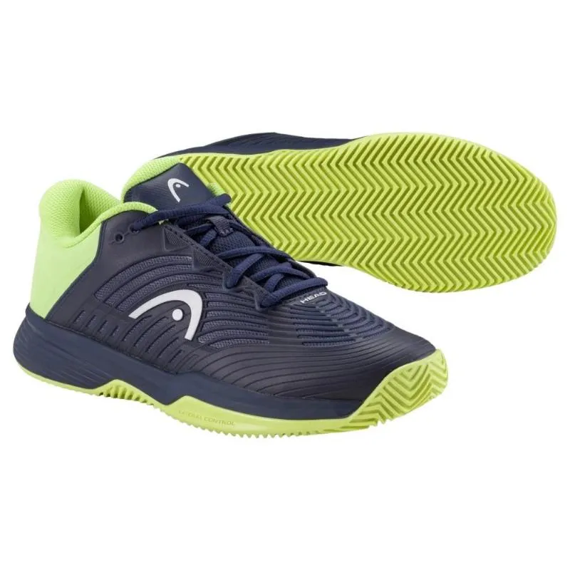 Head Revolt Pro 4.5 Clay Navy Blue Lime Junior Sneakers