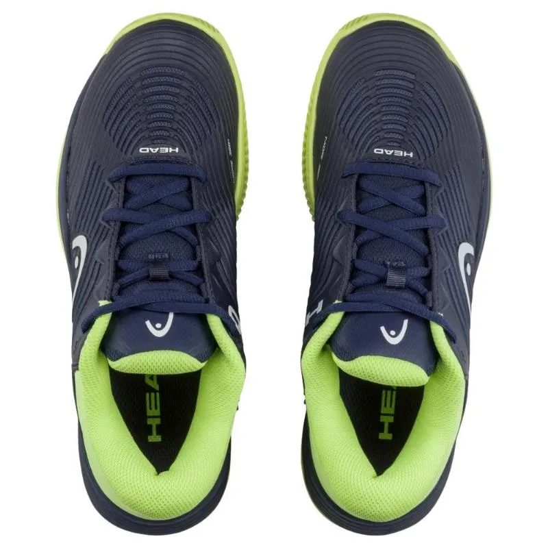 Head Revolt Pro 4.5 Clay Navy Blue Lime Junior Sneakers