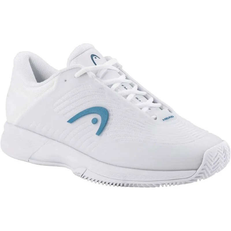 Head Revolt Pro 4.5 Clay White Blue Women's Sneakers