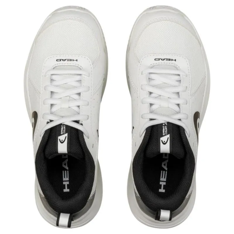 Head Sprint Court 4.0 White Black Junior Sneakers