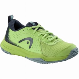 Zapatillas Head Sprint Court 4.0 Lima Azul Oscuro Junior