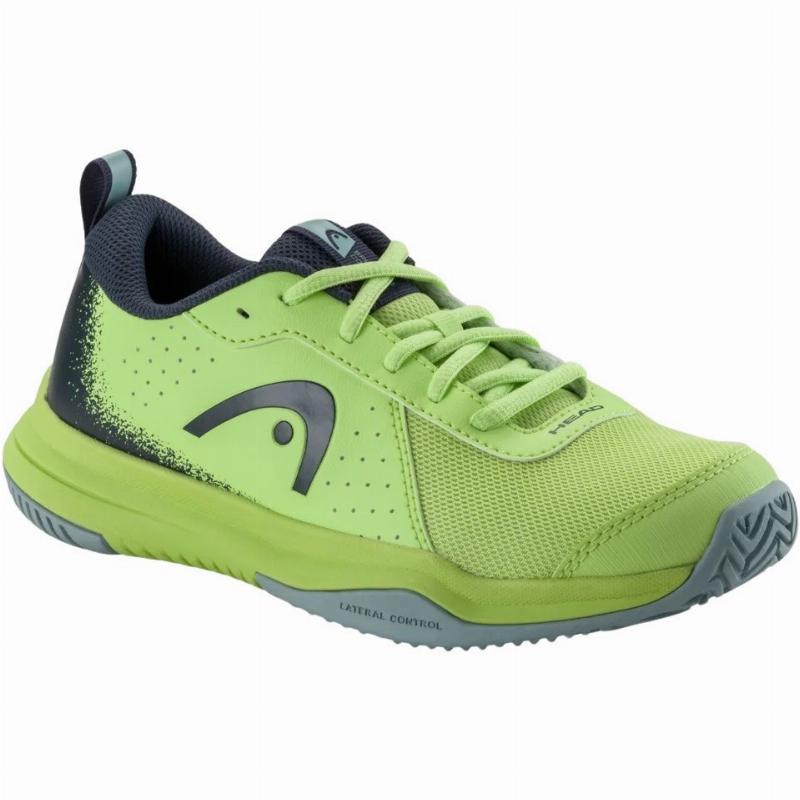 Zapatillas Head Sprint Court 4.0 Lima Azul Oscuro Junior