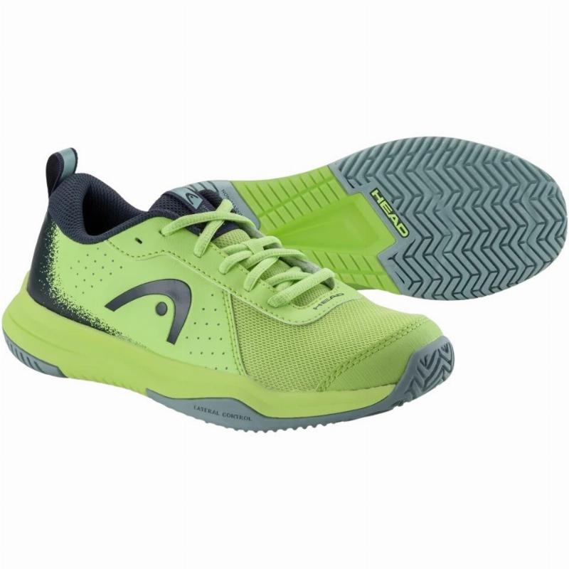 Zapatillas Head Sprint Court 4.0 Lima Azul Oscuro Junior