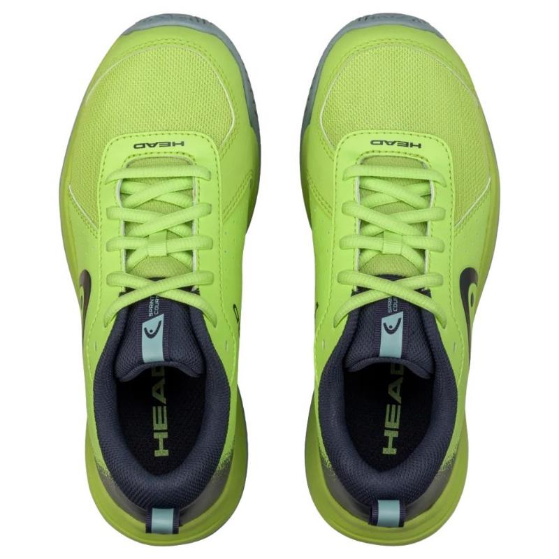 Zapatillas Head Sprint Court 4.0 Lima Azul Oscuro Junior