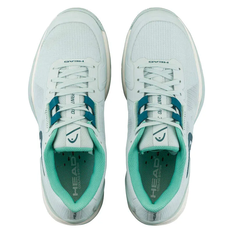 Head Sprint Pro 3.5 Clay Aqua Teal Women's Shoes