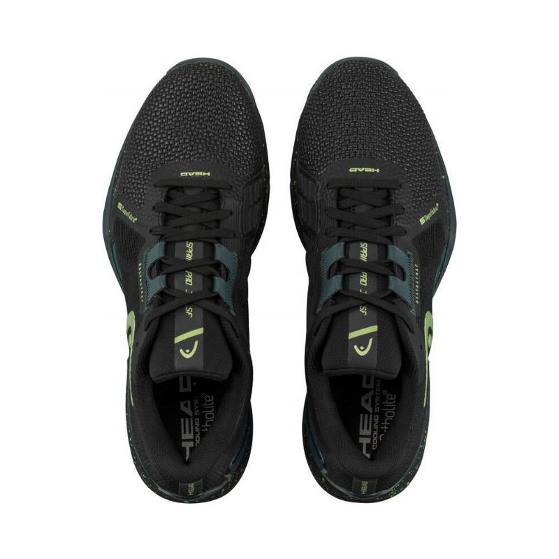 Head Sprint Pro 3.5 SF Clay Black Forest Green Shoes