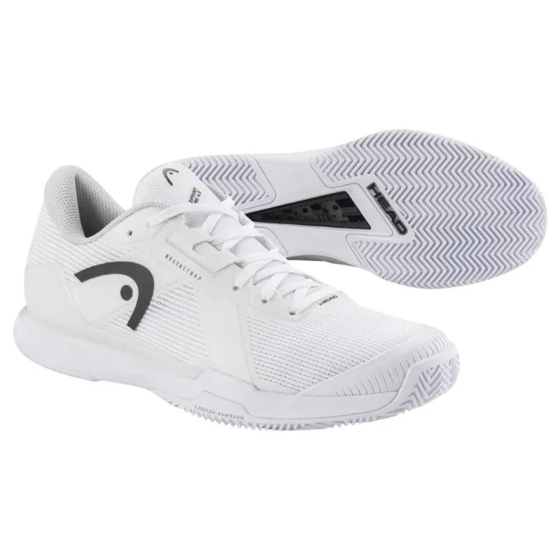 Head Sprint Pro 4.0 Clay White Black Sneakers