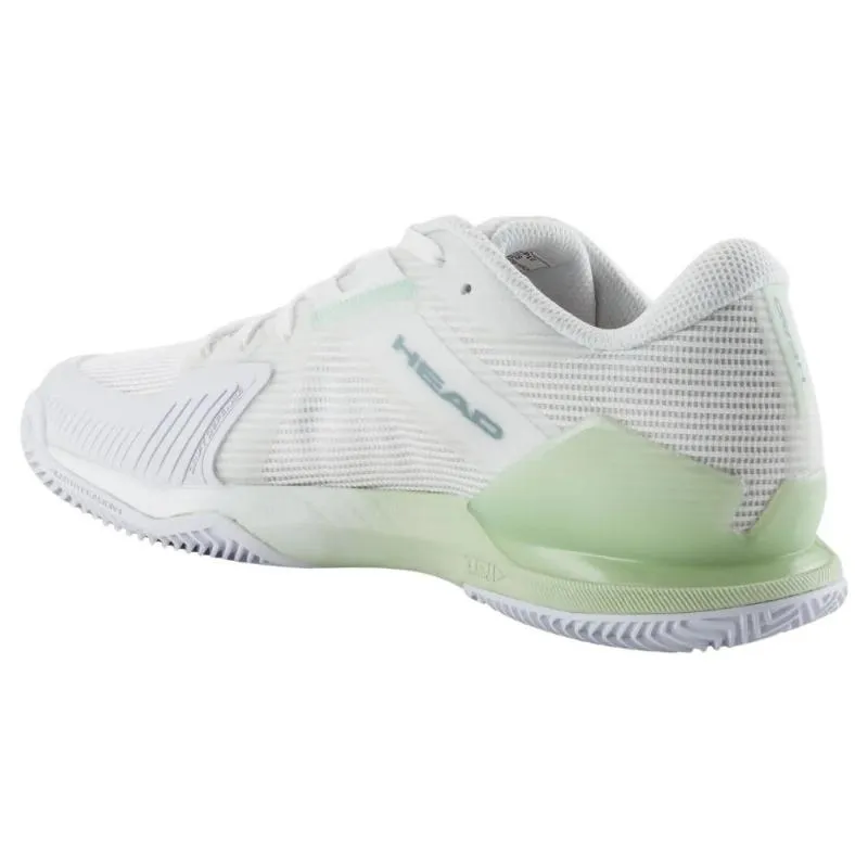 Head Sprint Pro 4.0 Clay White Light Green Women's Sneakers
