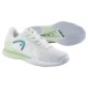 Head Sprint Pro 4.0 Clay White Light Green Women''s Sneakers