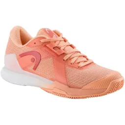 Head Sprint Pro 4.0 Clay Coral White Women's Sneakers