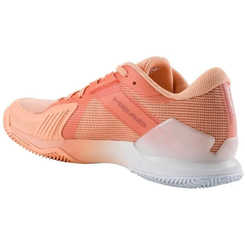 Head Sprint Pro 4.0 Clay Coral White Women's Sneakers