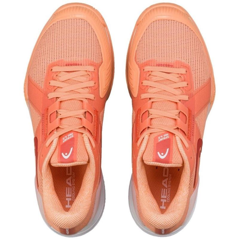 Head Sprint Pro 4.0 Clay Coral White Women''s Sneakers