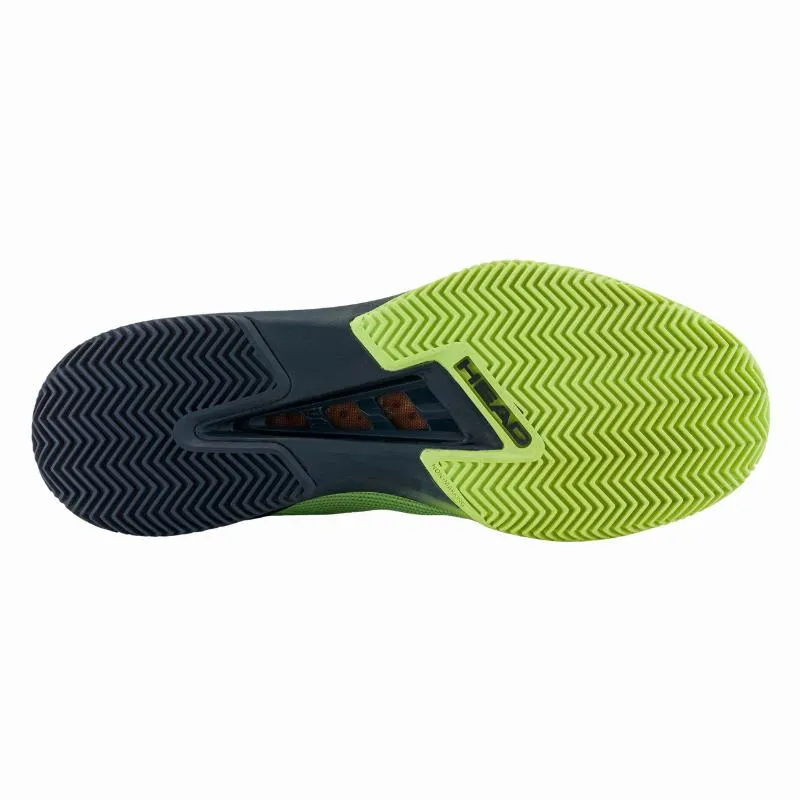 Head Sprint Pro 4.0 Clay Lime Navy Blue Sneakers