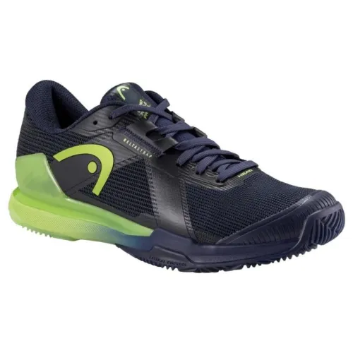 Head Sprint Pro 4.0 Padel Marineblau Lime Sneaker