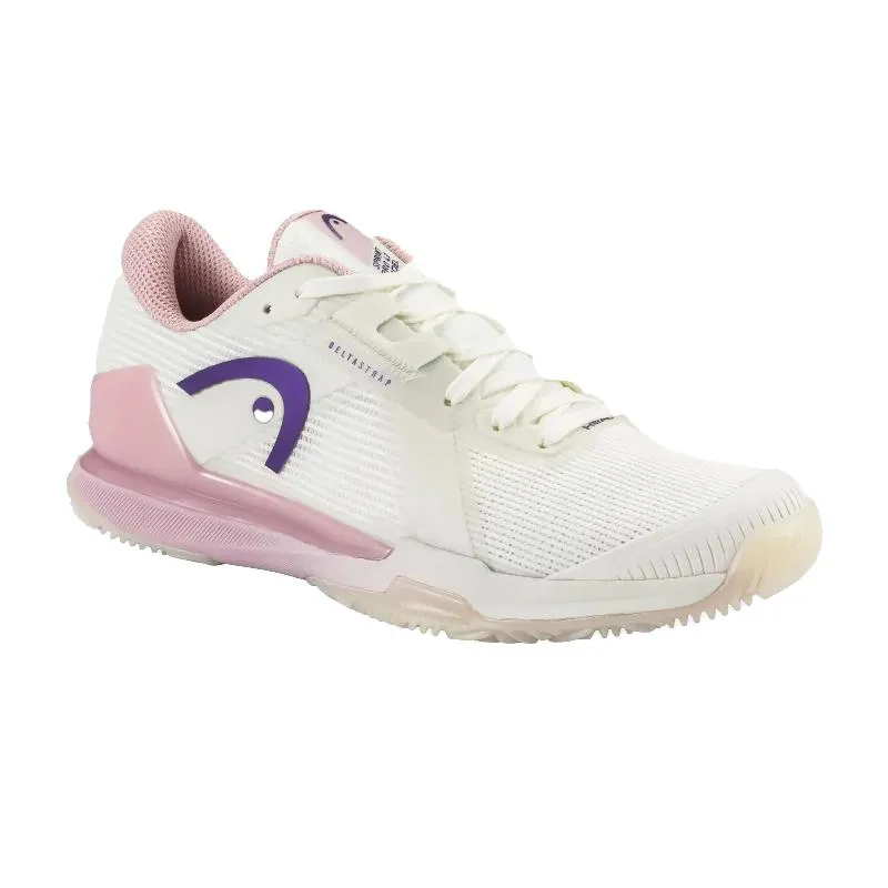 Head Sprint Pro 4.0 Padel White Pink Women's Sneakers