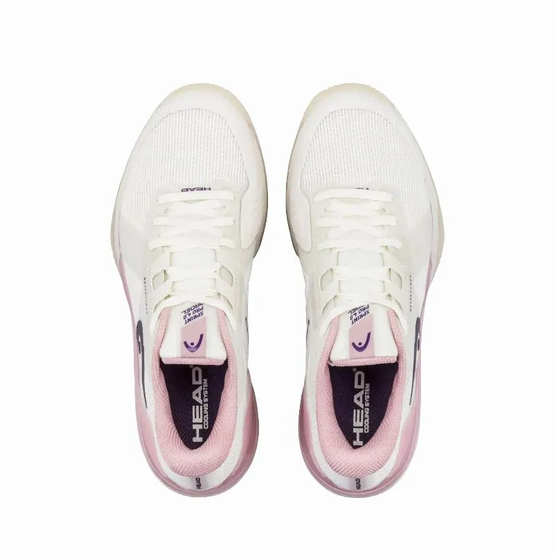 Head Sprint Pro 4.0 Padel White Pink Women's Sneakers