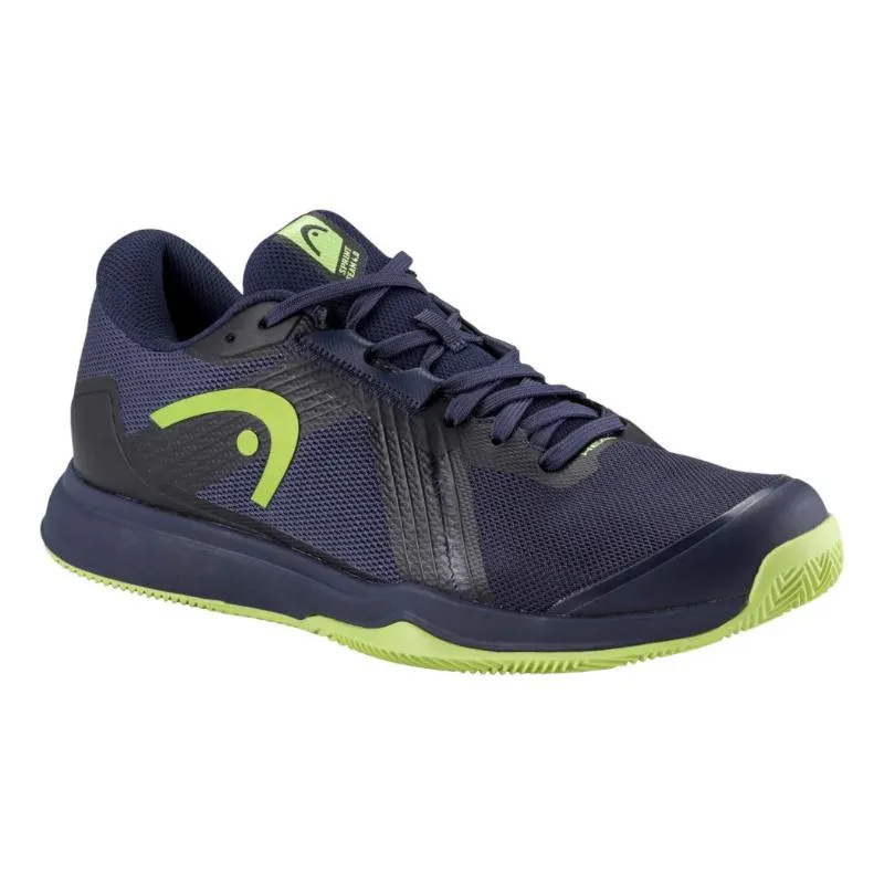 Head Sprint Team 4.0 Clay Navy Blue Lime Sneakers