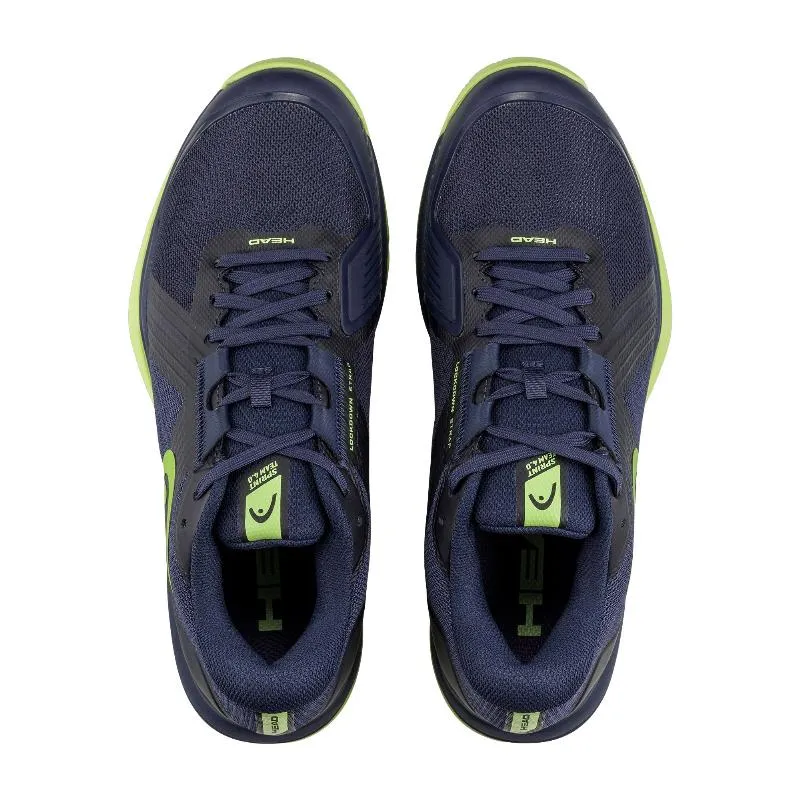 Head Sprint Team 4.0 Clay Navy Blue Lime Sneakers