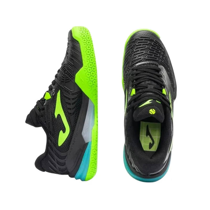Joma Roland 2601 Black Fluorescent Yellow Sneakers