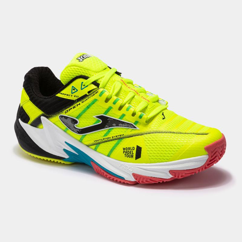 Zapatillas Joma WPT T.Open 2209 Amarillo Fluor Negro - Barata Oferta Outlet