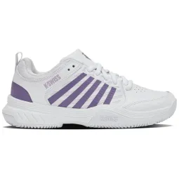 Zapatillas Kswiss Court Express 2 Clay Blanco Lavanda Mujer