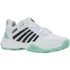 Zapatillas Kswiss Court Express 2 Clay Blanco Menta Negro Mujer