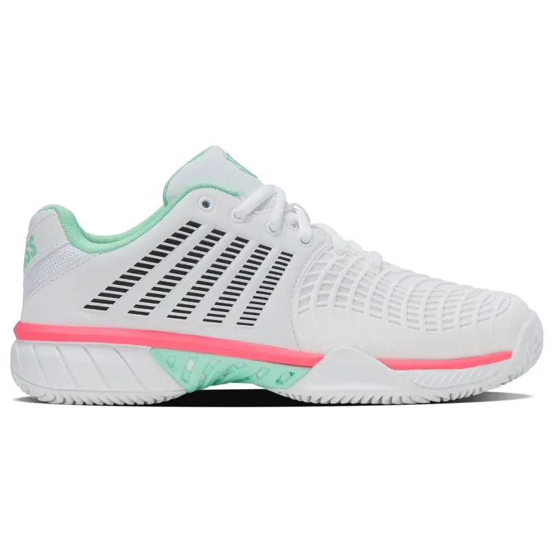 Kswiss Express Light 3 HB Clay White Mint Pink Women's Sneakers