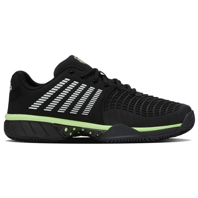Zapatillas de Padel Kswiss Express Light 3 HB Clay Negro Verde Neon