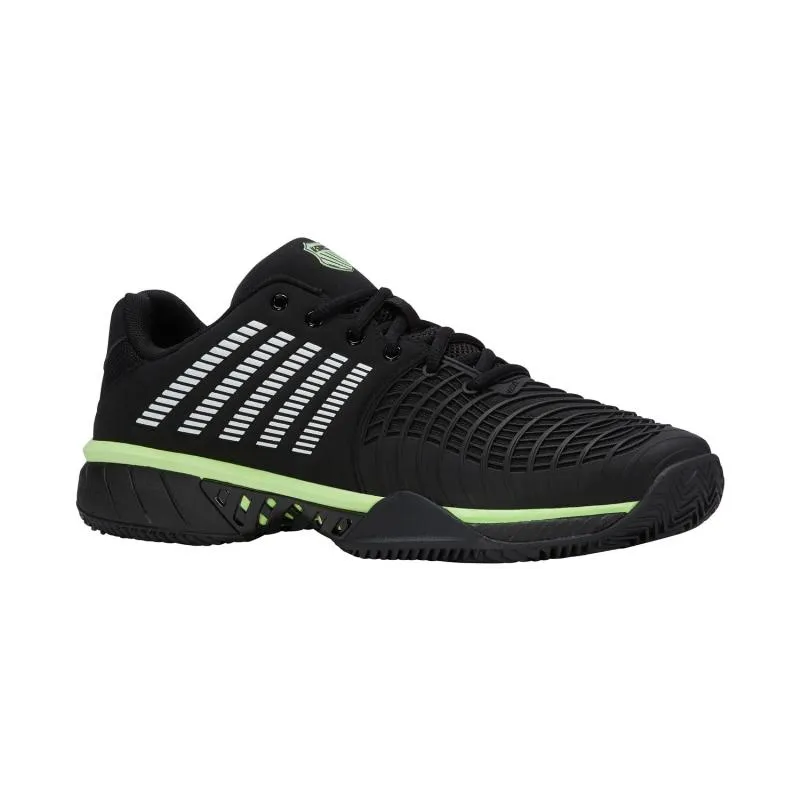 Zapatillas de Padel Kswiss Express Light 3 HB Clay Negro Verde Neon