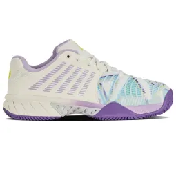 Zapatillas de Padel Kswiss Express Light 3 HB Padel Blanco Purpura Mujer
