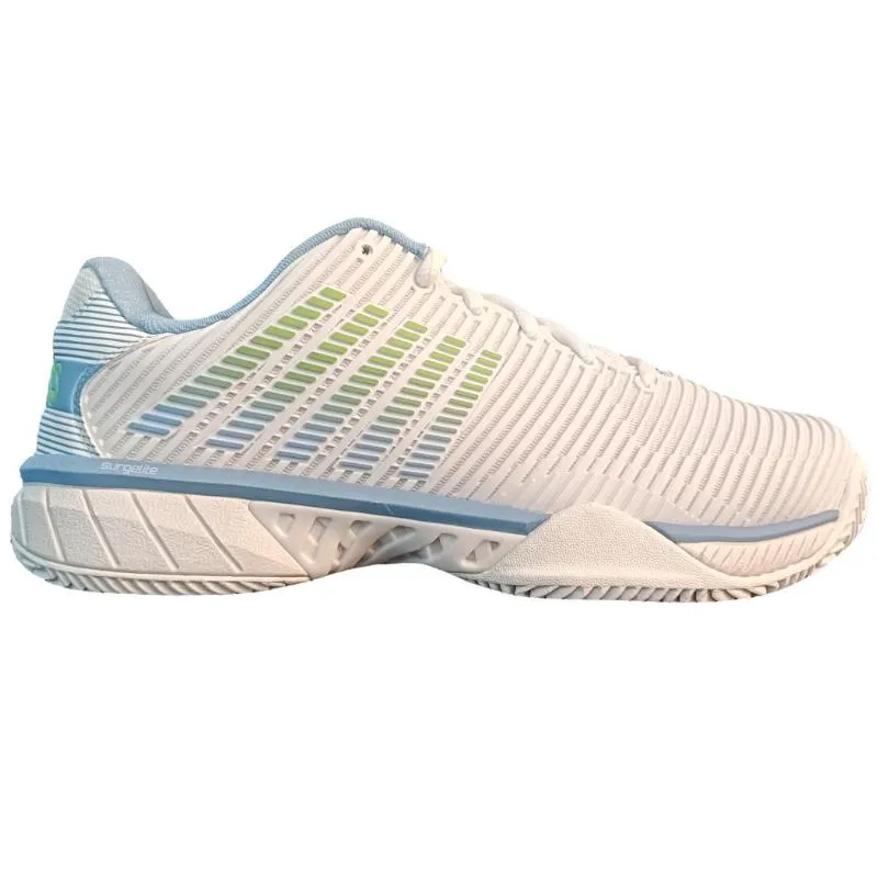 Kswiss Hypercourt Express 2 HB Clay White Blue Green Women's Sneakers