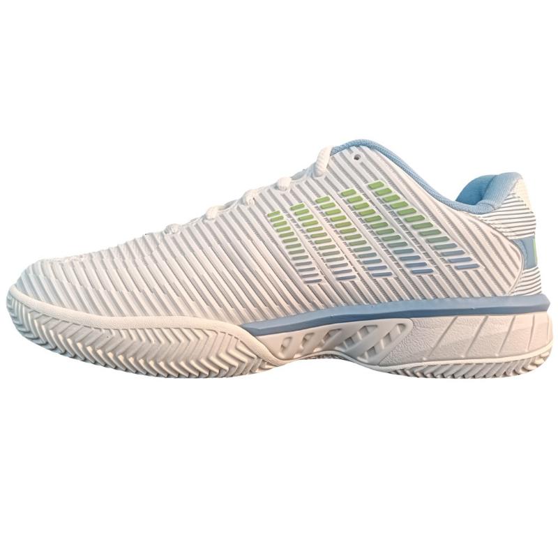 Kswiss Hypercourt Express 2 HB Clay White Blue Green Women''s Sneakers