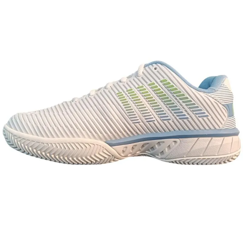 Kswiss Hypercourt Express 2 HB Clay White Blue Green Women's Sneakers